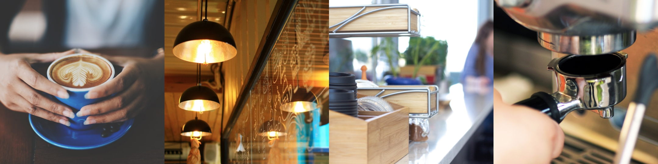 コーヒーショップの中の風景