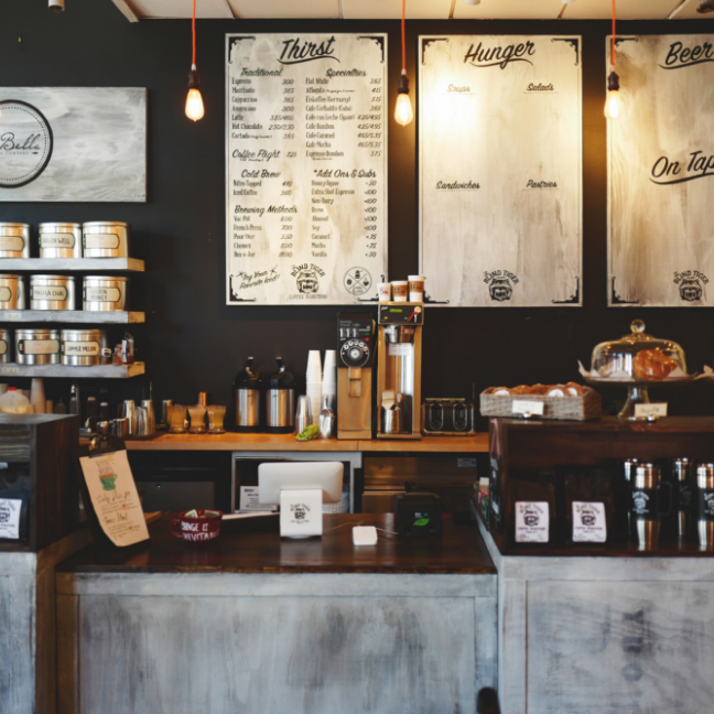 コーヒー講習会の会場の画像